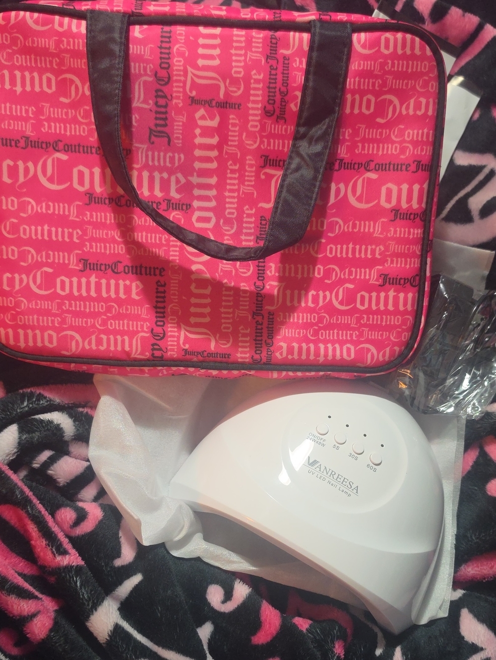 Juicy Couture Pink Logo Tote Bag
